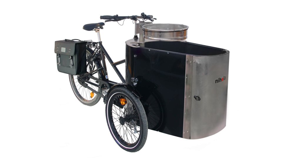  NIHOLA CARGO XL Propreté électrique avec moteur central Shimano E6100