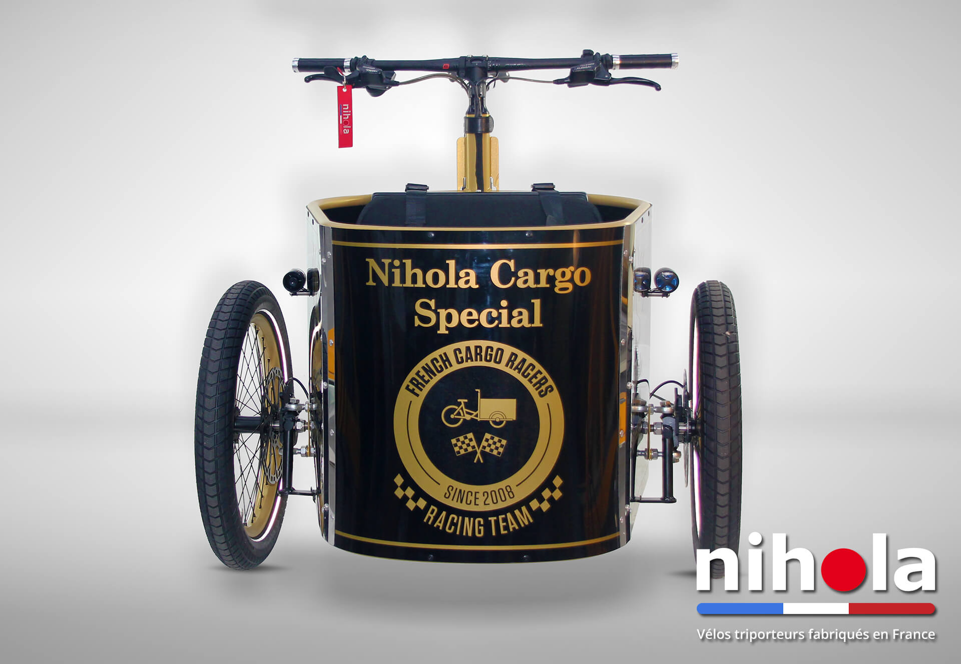 Visuel packshot du triporteur Nihola Cargo Special